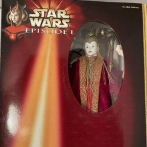 Vintage Queen Amidala Doll Limited edition Star Wars Red Senate Gown